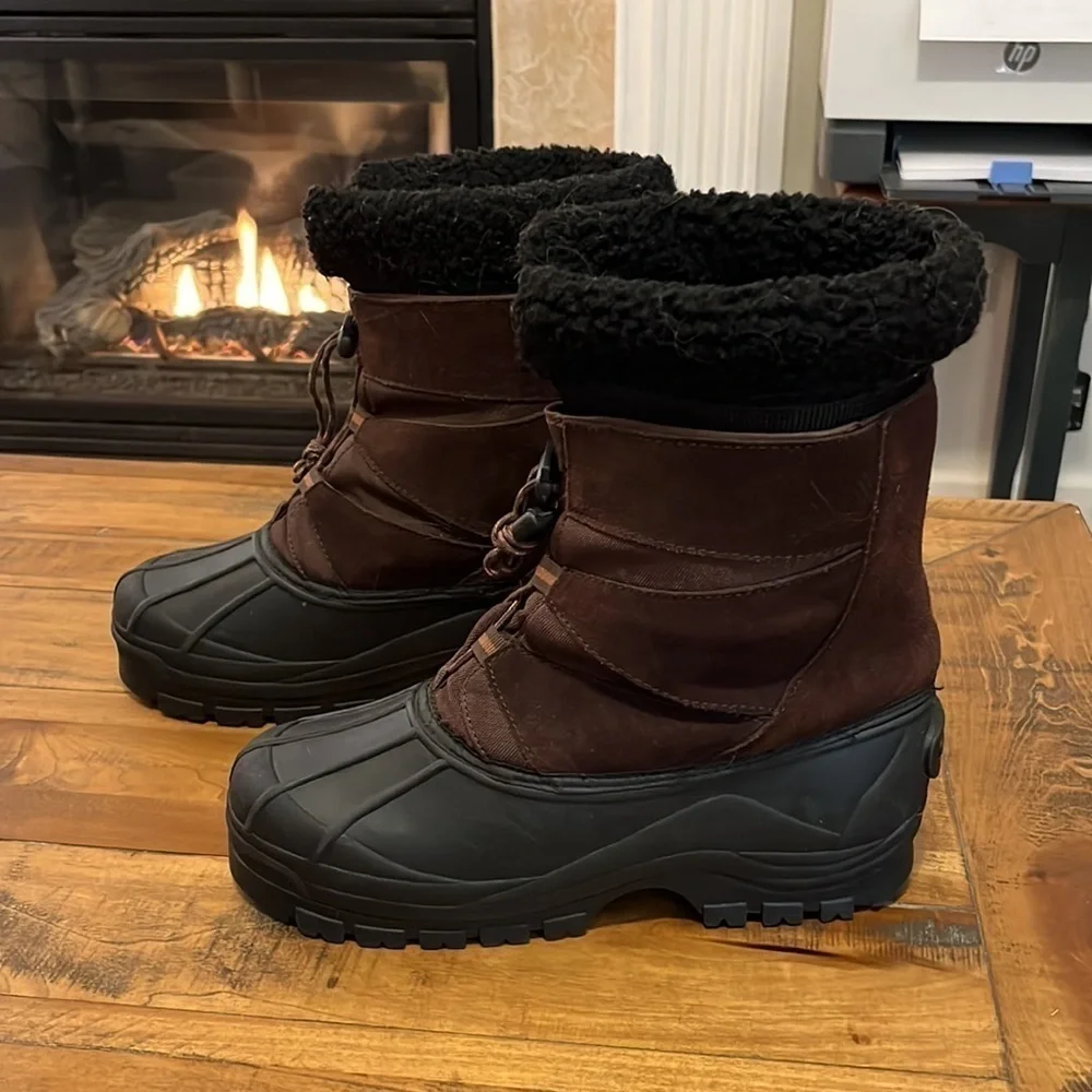 𝅺weatherproof snow/rain boots, size 7, good condition